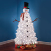 Illuminated Snowman Christmas Tree