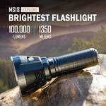 IMALENT MS18 - World's Brightest Flashlight - 100,000 Lumens!