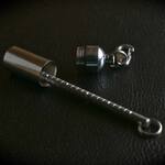 Inchworm - Titanium Rod Keychain Ruler