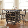 Industrial Wine Storage Pub Table