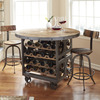 Industrial Wine Storage Pub Table