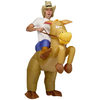 Inflatable Cowboy Riding on Horse Illusion Costume