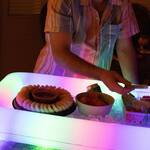 Inflatable Illuminated LED Pool Buffet Cooler