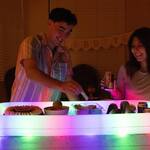 Inflatable Illuminated LED Pool Buffet Cooler