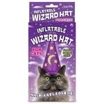 Inflatable Wizard Hat for Cats - Glows in the Dark!