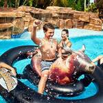 Inflatabull - Inflatable Bull-Riding Pool Toy