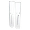 Inside-Out Champagne Flutes