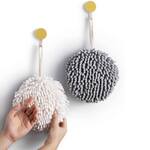 Instant Dry Fuzzy Ball Hand Towels