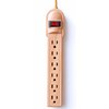 Invisiplug Power Strip - Blends In With Hardwood Floors