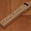 Invisiplug Power Strip - Blends In With Hardwood Floors