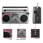 ION Retro Glow - Translucent Bluetooth / Cassette Tape Boombox