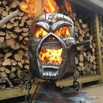 Iron Maiden Eddie the Head Fire Pit / Metal Art