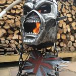 Iron Maiden Eddie the Head Fire Pit / Metal Art