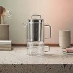 IVV Tea-for-One - Glass Teapot, Filter, and Teacup Set