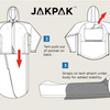 JakPak - World's First All-in-One Waterproof Jacket, Tent and Sleeping Bag