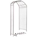 Jardin Meandering Curved Arch Garden Trellis