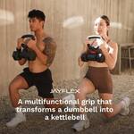 Jayflex Hyperbell - Rotating Kettlebell Grip for Dumbbells