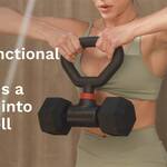 Jayflex Hyperbell - Rotating Kettlebell Grip for Dumbbells