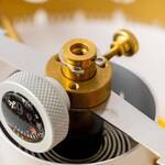 Jeffersonian Drum Thermometer - Bimetallic Coil Expands and Contracts
