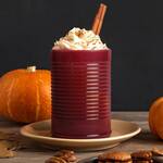 Jellied Cranberry Sauce from a Can-Shaped Silicone Cup