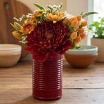 Jellied Cranberry Sauce from a Can-Shaped Silicone Cup
