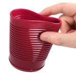 Jellied Cranberry Sauce from a Can-Shaped Silicone Cup