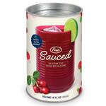 Jellied Cranberry Sauce from a Can-Shaped Silicone Cup