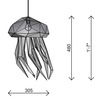Jellyfish Light Shade / Paper Sculpture