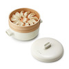 JIA Ceramic Steamer Pot / Lid With Cedar Wood and Terra Cotta Basket