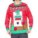 Jingle Juice Beverage Dispenser Ugly Christmas Sweater