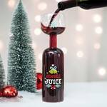 Jingle Juice - Wine Bottle Glass