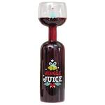 Jingle Juice - Wine Bottle Glass