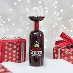 Jingle Juice - Wine Bottle Glass