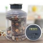 Jumbo Digital Coin Counter Bank - Counts and Stores up to 5,000 Coins