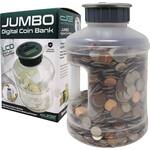 Jumbo Digital Coin Counter Bank - Counts and Stores up to 5,000 Coins