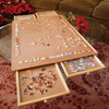 Jumbo Jigsaw Puzzle Table - Portable Work Surface, Organizer, and Storage System