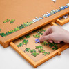 Jumbo Jigsaw Puzzle Table - Portable Work Surface, Organizer, and Storage System