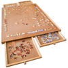Jumbo Jigsaw Puzzle Table - Portable Work Surface, Organizer, and Storage System