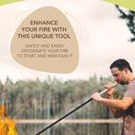 KABIN Blow Stick - Extendable Fire Poker / Blow Poke