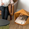 Kamakura Geometric Wooden Cat Cave