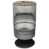KegStool - Swivel Bar Stool Made From an Upcycled Keg