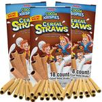 Kellogg's Edible Cereal Straws - Froot Loops and Cocoa Krispies