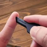 KeySmart SafeBlade - Finger-Safe Keychain Box Cutter