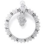 Kikkerland Big Wheel Rotating Gears Wall Clock