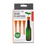 Kikkerland Bottle Top Herb Planters