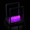 Kinetic Light Newton's Cradle
