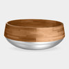 Kontra - Bamboo Salad Bowl With Stainless Steel Base