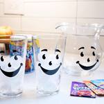 Kool-Aid Man Glass Pitcher and Pint Glasses - OH YEAH!