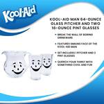Kool-Aid Man Glass Pitcher and Pint Glasses - OH YEAH!