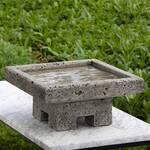 Kosei - Textured Stone Bird Bath